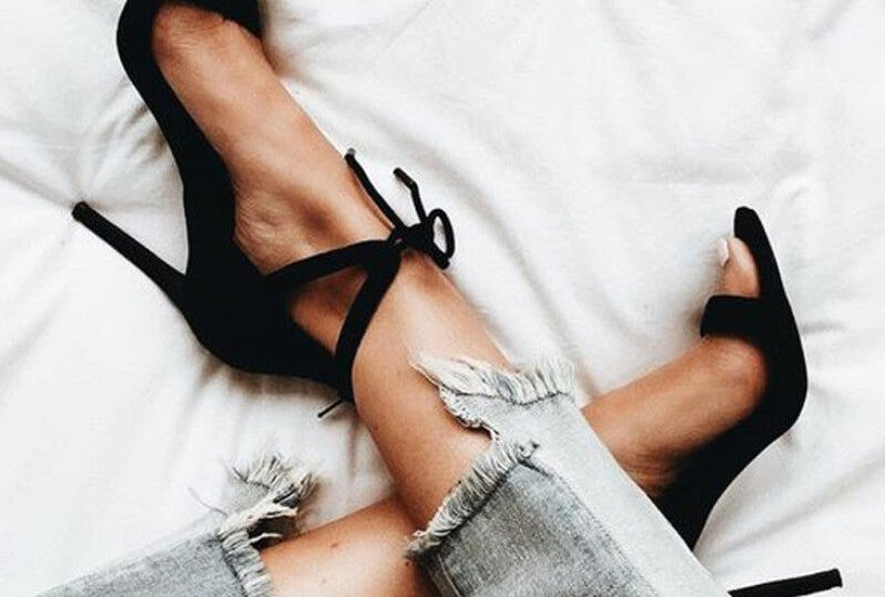 chaussure ouverte femme