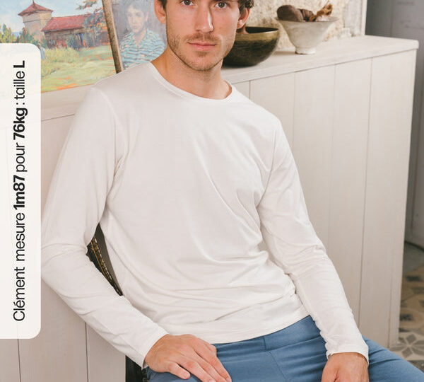 t shirt manche longue homme