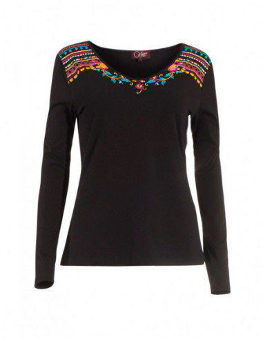 tee shirt femme manche longue
