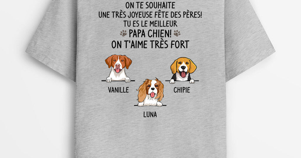 tee shirt fete des peres