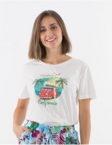tee shirt imprimé femme