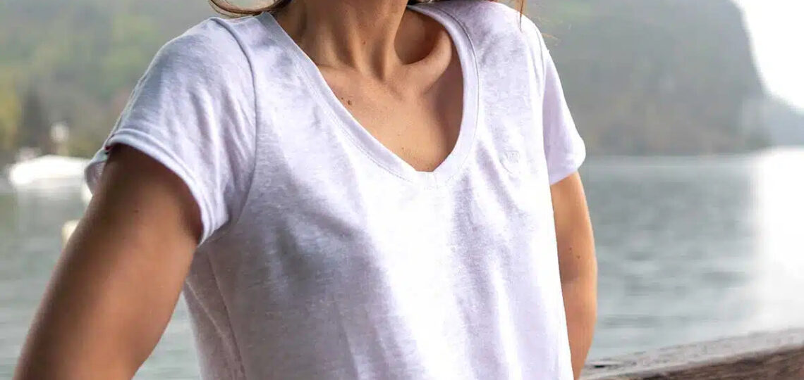 tee shirt lin femme