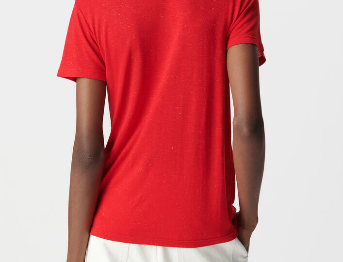 tee shirt rouge femme